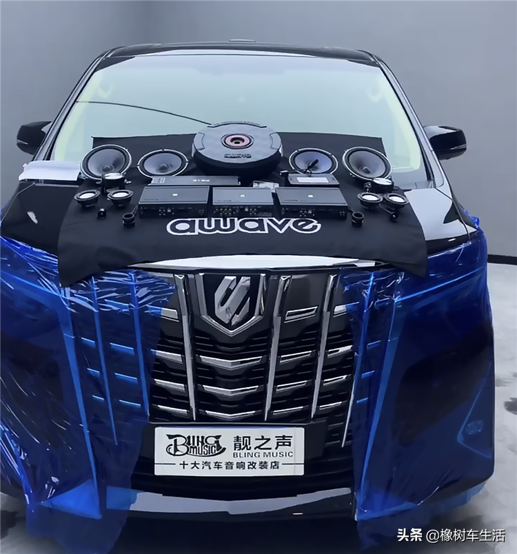 美妙旋律 厦门靓之声丰田埃尔法汽车音响改装爱威音响系统