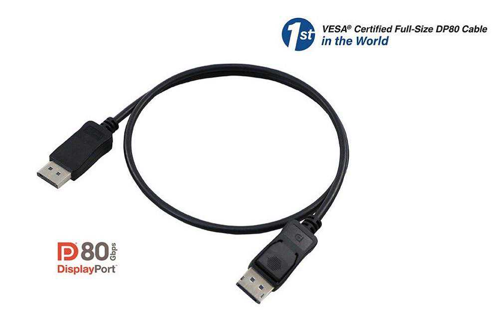 BizLink推出新款DP80增强型全尺寸DP线材：可完全满足DP80 UHBR认证