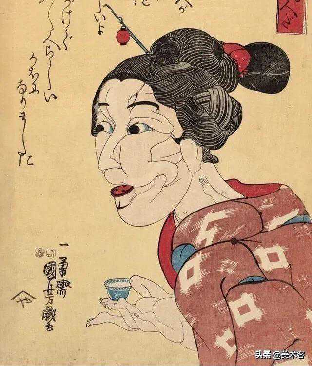 日本趣味画作“游绘”，是民众对现实的逃避与放纵