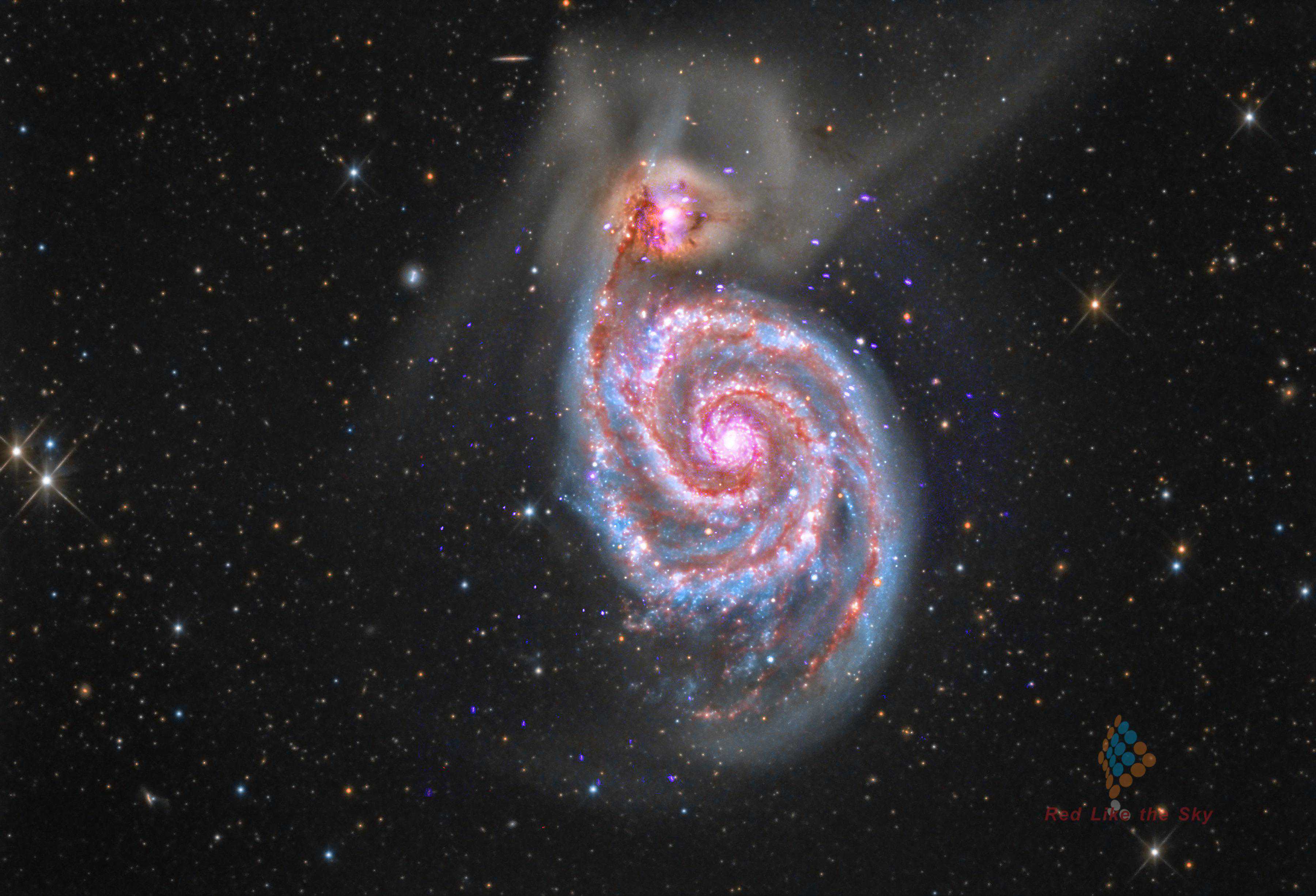 M51中的ULX：闪烁着数百万太阳的光芒